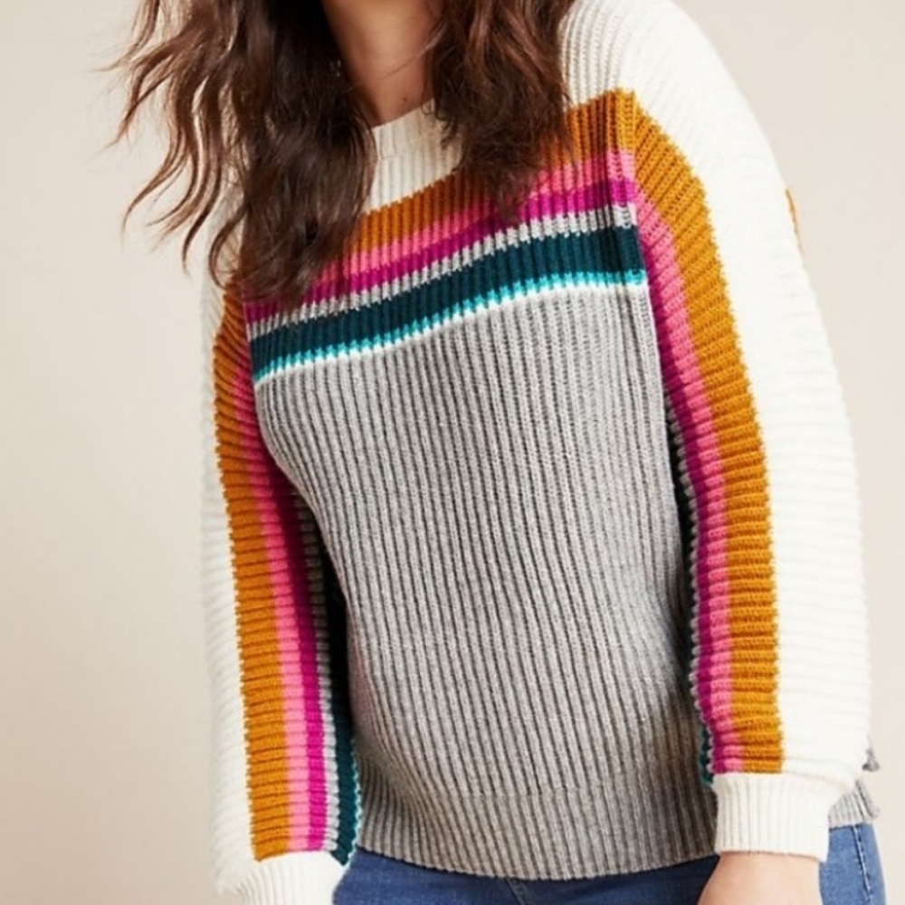 Anthropologie Sophie Ribbed Sweater
